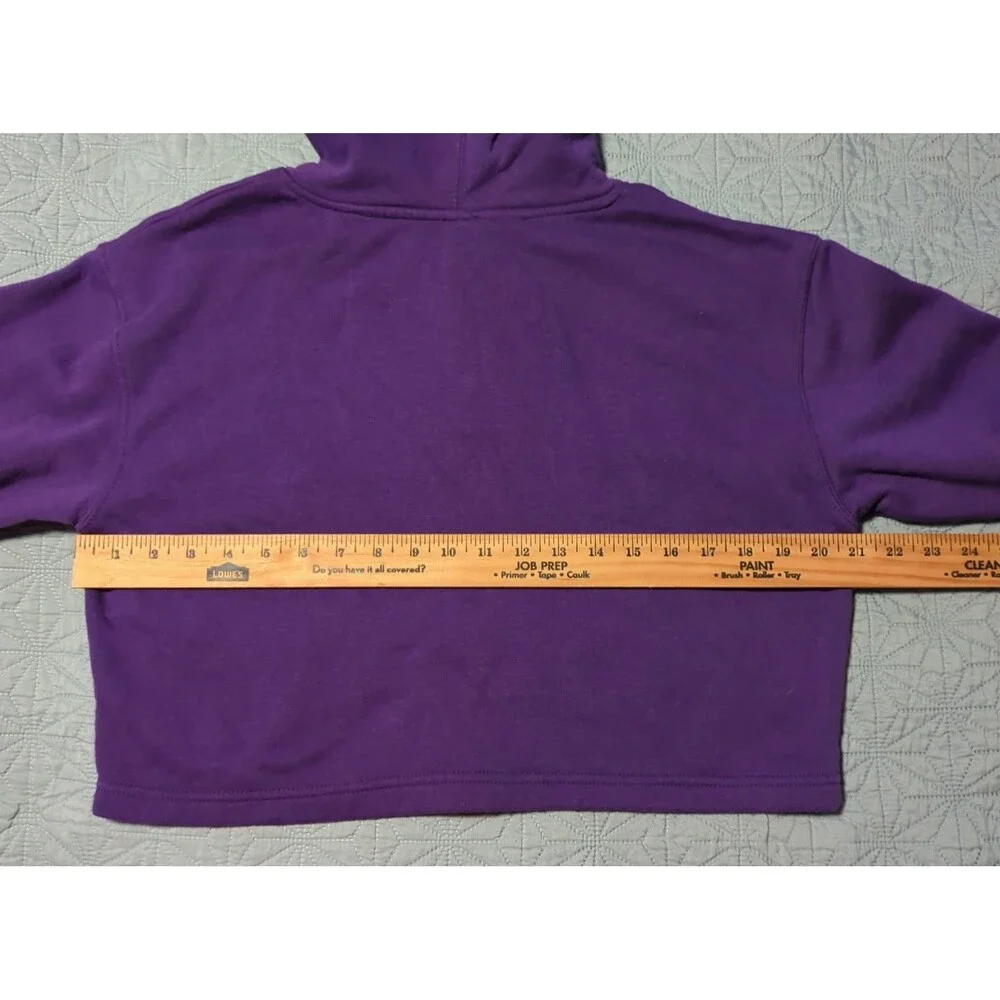 NBA LA Lakers Crop Top Hoodie Womens size M